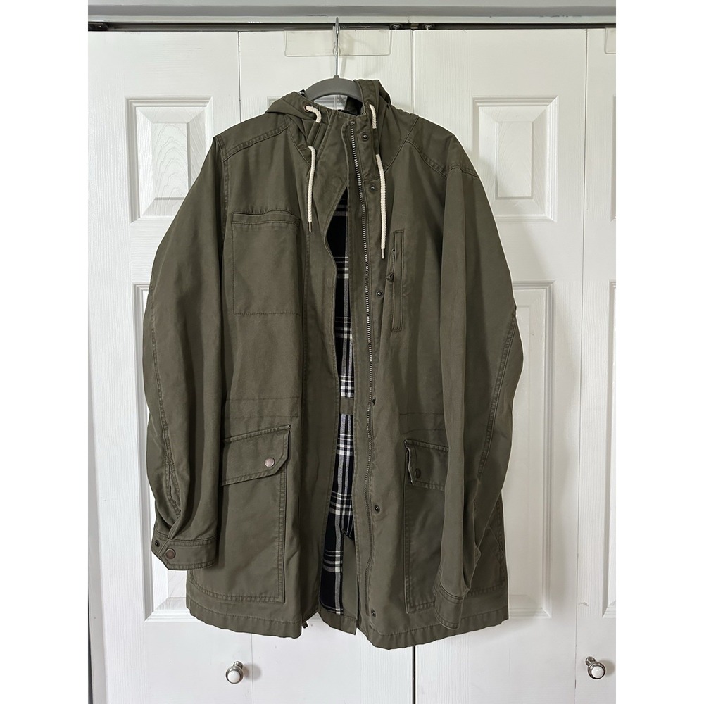 Duluth Trading Co Women's Hooded Insulated Water-Resistant Parka Jacket L - Picture 2 of 7